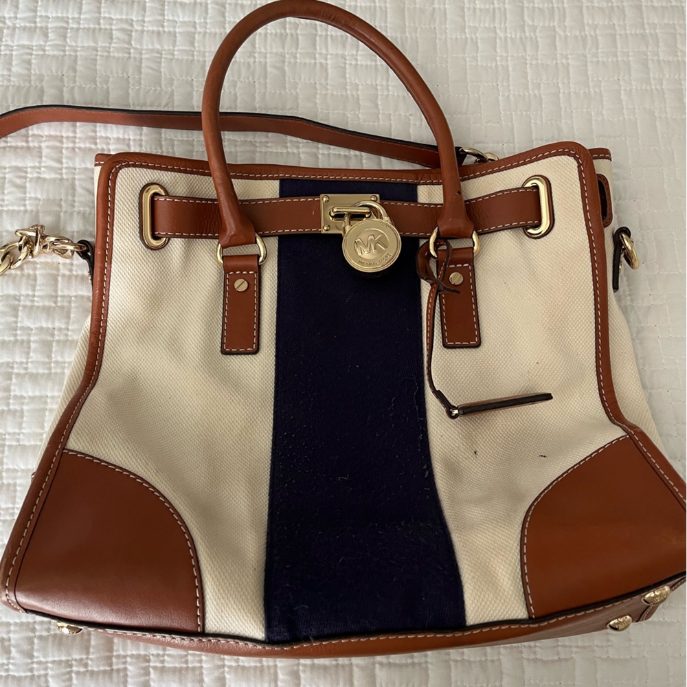 Michael Kors Navy Tote Bag